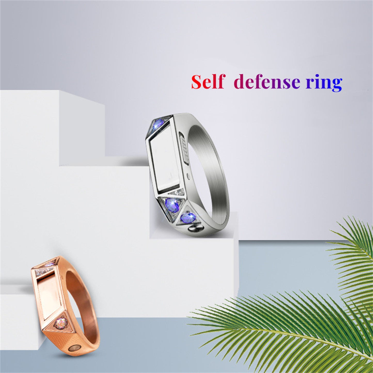 Custom letter ring,Self defense safety ring