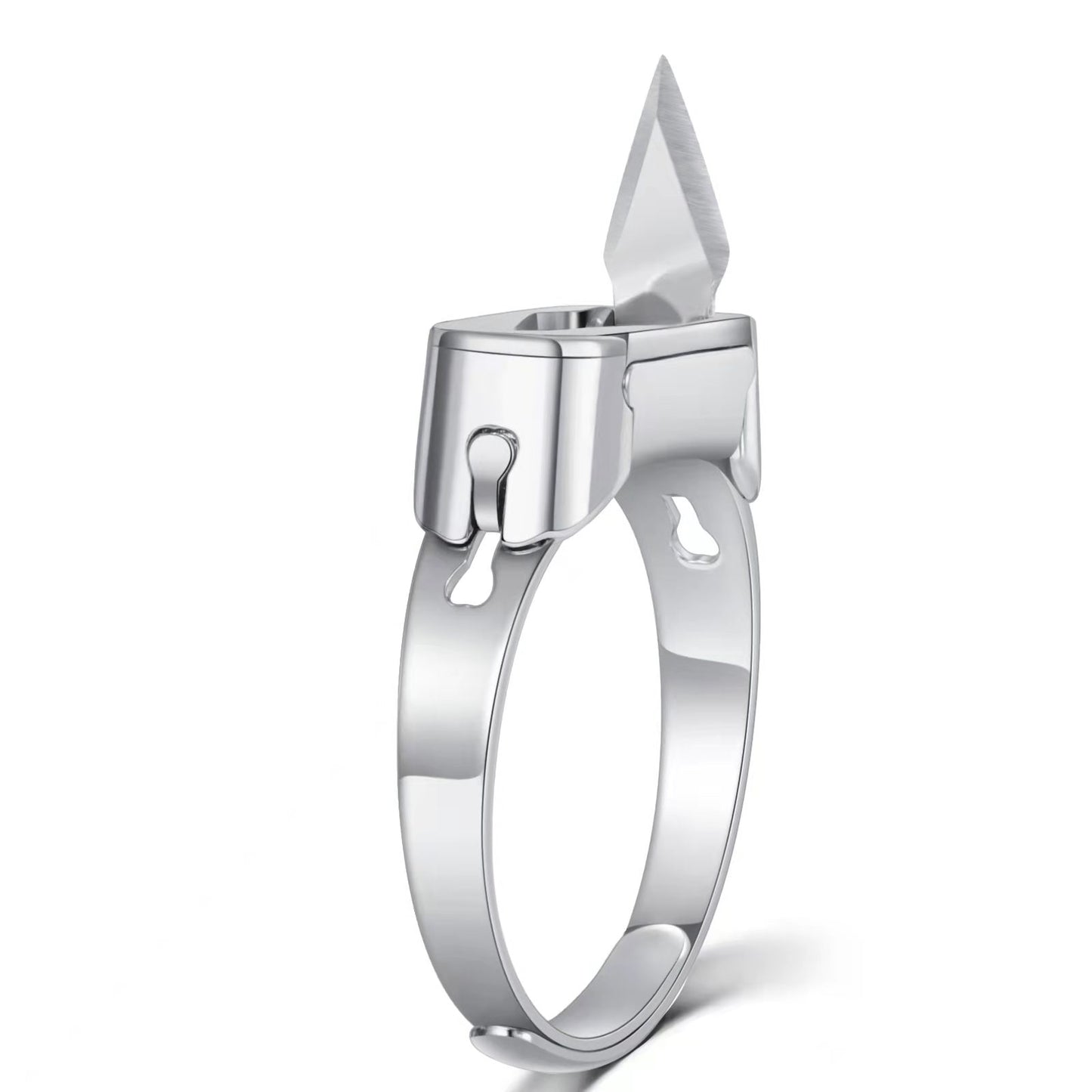 Adjustable Self Defense Ring, Safety Gift for Her, Self defense Jewelry