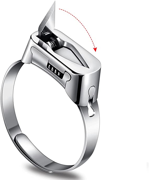 Adjustable Self Defense Ring, Safety Gift for Her, Self defense Jewelry